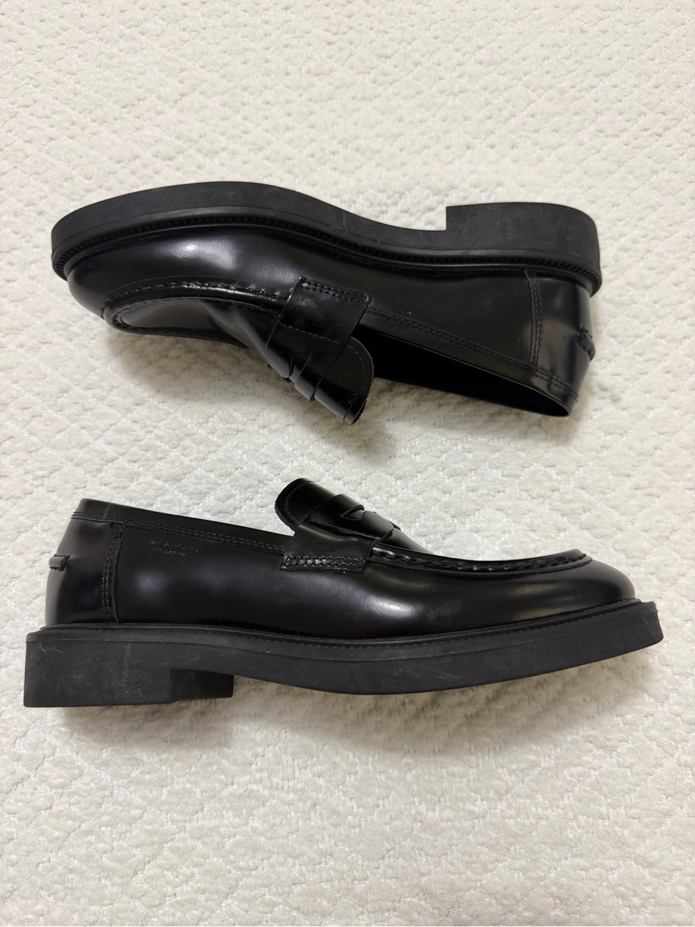 Vagabond Shoemakers Alex Leather Black Loafers Classic Womens Shoes EU 37 US 7 - Picture 9 of 12